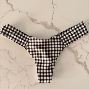 Montce Gingham Uno Bikini Bottom - Small